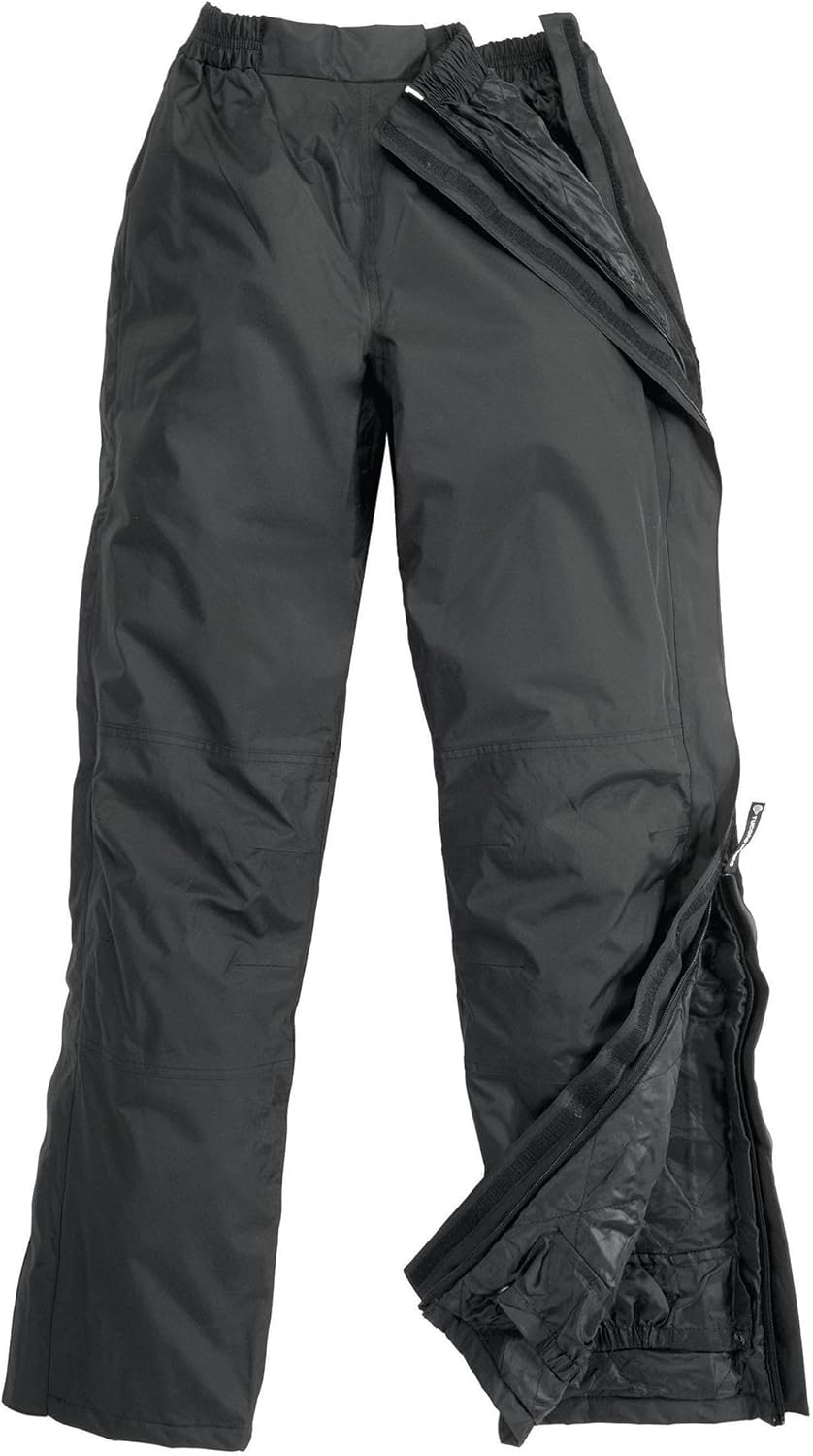 Tucano Urbano pantalone antipioggia moto unisex Diluvio. Sovrapantalone antipioggia invernale in poliestere. Tessuto spalmato ad elevata colonna d'acqua. Termico con cuciture nastrate, rifrangente.