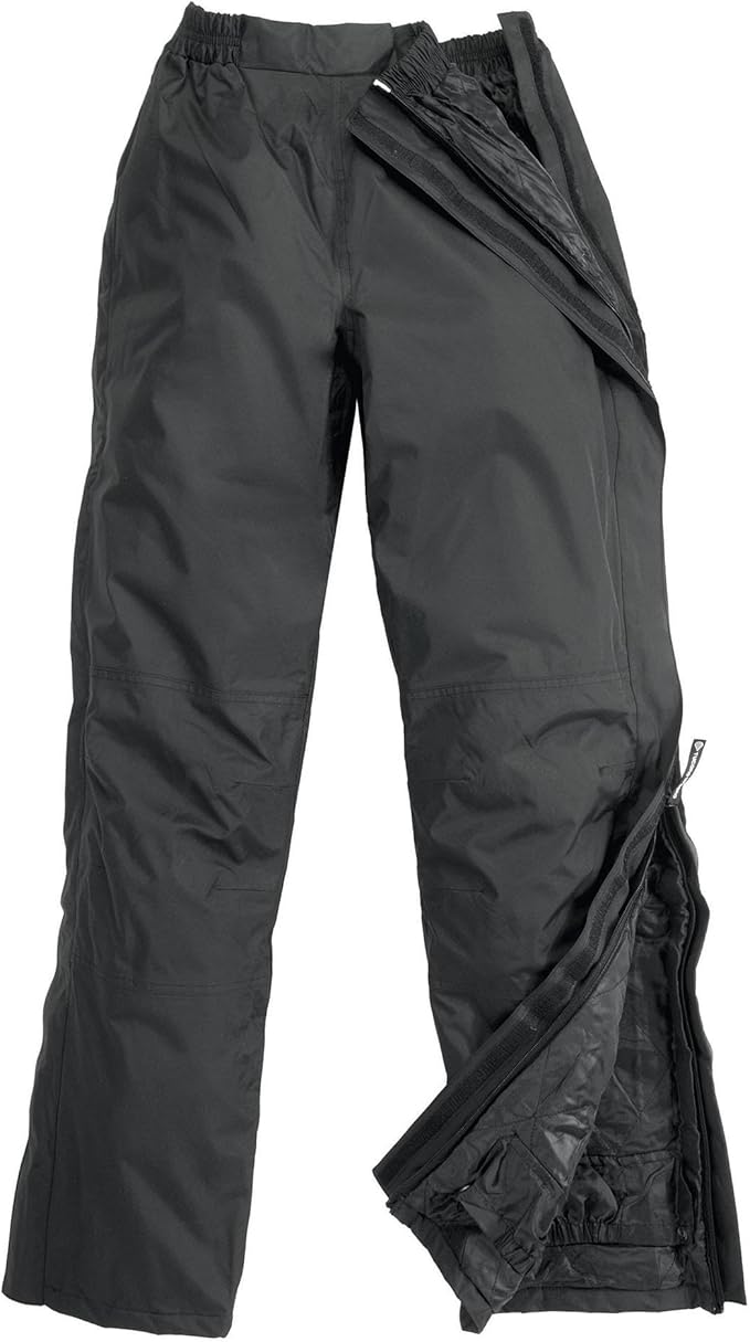 Tucano Urbano pantalone antipioggia moto unisex Diluvio. Sovrapantalone antipioggia invernale in poliestere. Tessuto spalmato ad elevata colonna d'acqua. Termico con cuciture nastrate, rifrangente.