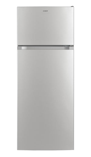 Candy Double Door, CDG1S514ES, Frigorifero a libera installazione, 242 Litri, 41 dB, Silver, AxLxP 143x55x55 cm [Classe di efficienza energetica E]