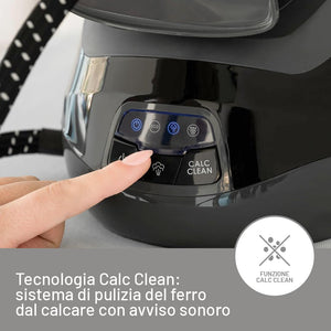 Imetec Energy Vapor, Ferro da Stiro con Generatore di Vapore, 6.5 BAR Pump, Colpo Vapore 400 g, 2400 W, Piastra Fluid Ceramic, Bloccaferro, Autospegnimento, Dispositivo di Pulizia, Tecnologia ECO