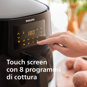Philips Airfryer 3000 Serie XL, 6.2L (1.2Kg), Friggitrice 14-in-1, 90% Di Grassi In Meno Con La Tecnologia Rapid Air, Digitale, App Per Ricette (HD9270/90)