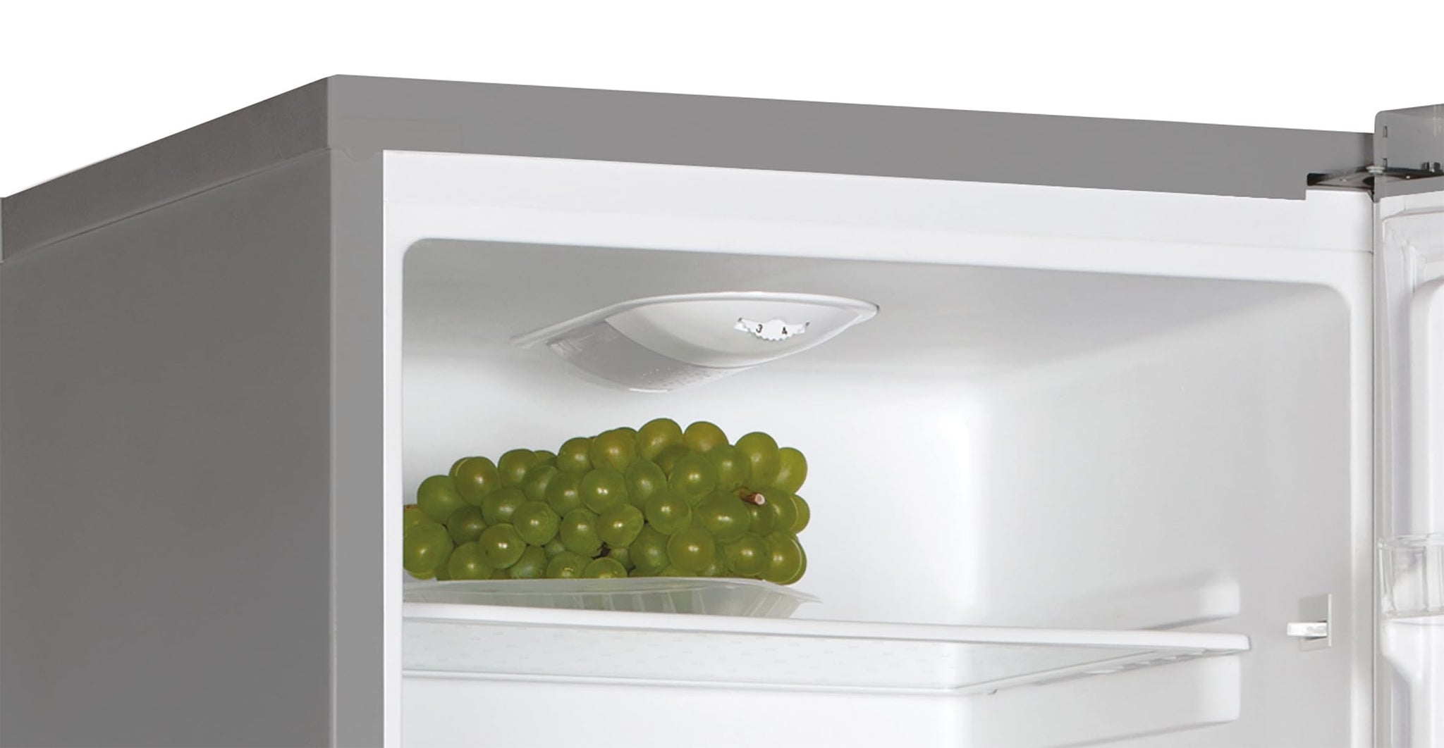 Candy CCG1S 518EX Frigorifero Combi, Larghezza 55 cm, Altezza 1,80 m, Capacità 252 L, Cassetto Verdolino, Controllo meccanico della temperatura, Illuminazione a LED, Porta Reversibile, 41 DB, Inox