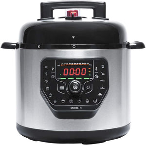 Cecotec Fornello Programmabile GM Modello H. 24 Ore, Capacità 6 Litri, Coperchio Pieghevole, Sistema Di Cottura Intelligente, 11 Temperature, 5 Pressioni, Temperatura Regolabile, Pressione Regolabile.