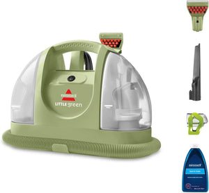 BISSELL Little Green, Lavatappeti, Lavatappezzeria per Macchie Quotidiane e Sporco, Lava Tappezzeria per Tappeti, Auto, Pulisci Divani, Moquette, Materassi e Altro, Potente Motore da 340W, 4098N