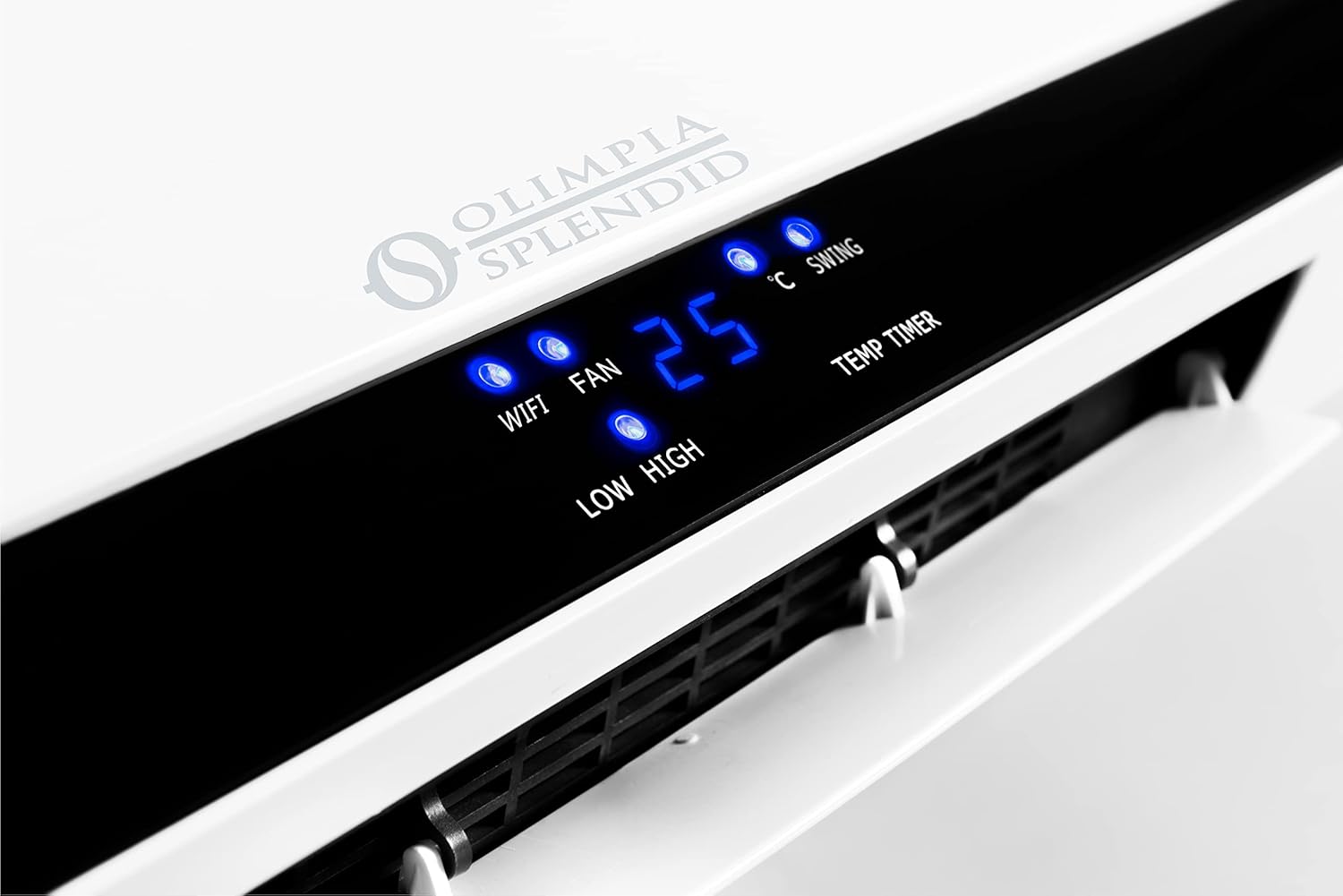 Olimpia Splendid 99261 Caldo Up T WiFi - Termoventilatore Ceramico a Parete con Telecomando e Timer settimanale 2000 W, 220-240 V, Bianco - Esclusiva Amazon