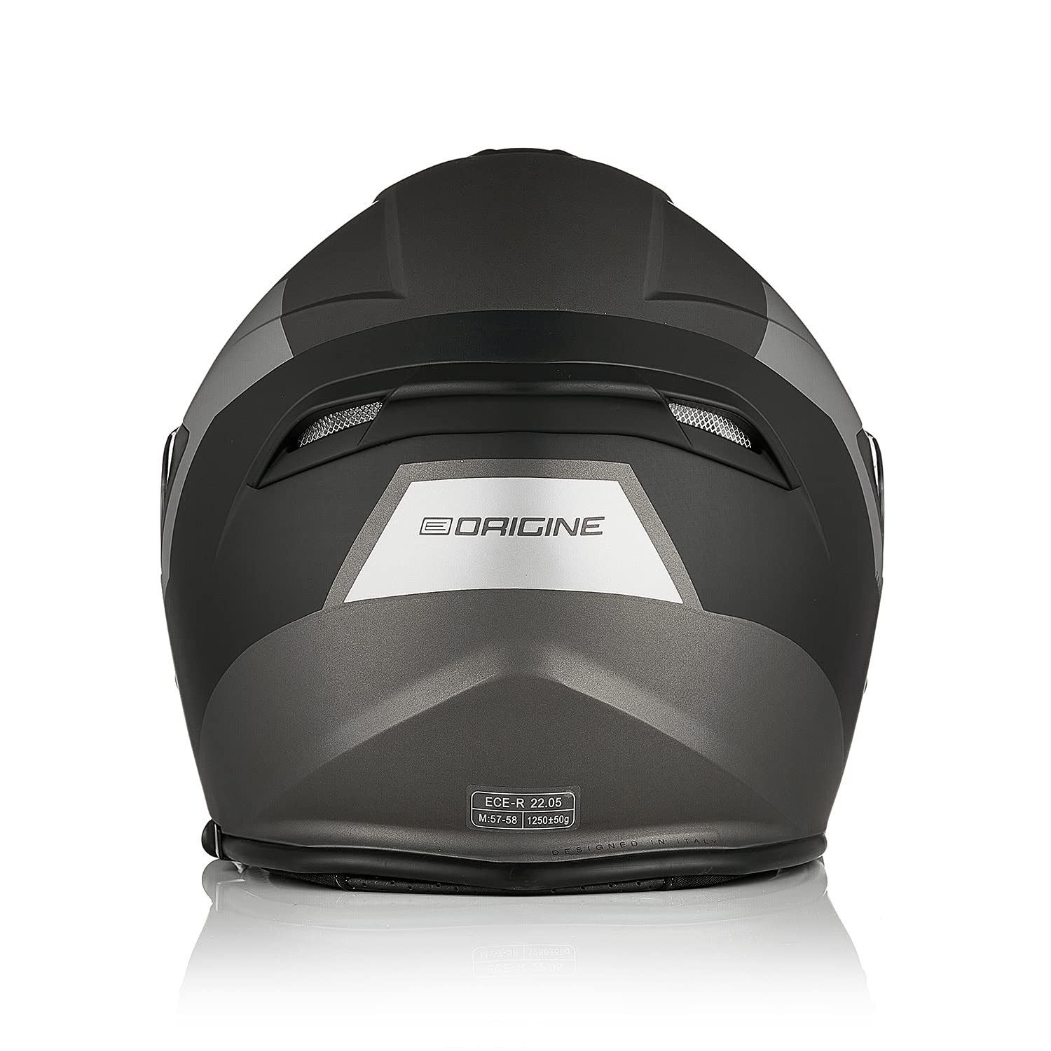 ORIGINE Casco Jet Moto 3/4 Aperto con Doppia Visiera Adatto per Scooter Omologato ECE