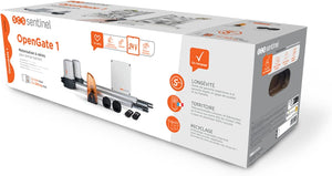 SCS Sentinel - MVE0100 Motore per cancelli a battente - 24V - 2 telecomandi - portata 50m - lampadina LED lampeggiante - 5 anni di garanzia - lunghezza 4 m - 400 Kg max - OpenGate1