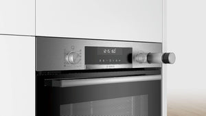 Bosch Elettrodomestici - Forno Da Incasso Bosch Per Cottura A Vapore Serie 6 Forno Con Vapore Da Incasso Elettrico 60 X 60 Cm In Acciaio HRA5380S1 Classe Energetica A. Elegante E Silenzioso