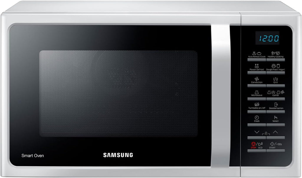 Samsung ‎MC28H5015AW/ET Forno a Microonde Combinato a Libera installazione, Cottura Ventilata, Microonde + Grill 900 W + 1500 W, Bianco, 51.7 x 31 x 47.48 cm