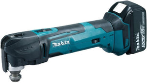 Makita - Utensile multifunzione a batteria DTM51RM1J3, 18 V/4 Ah, in MAKPAC, DTM51RT1J3 340 wattsW, 18 voltsV
