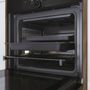 HWO60SM5F5BH - Forno elettrico, Ventilato, Multifunzione, 70 Litri, Nero, Classe energetica A+