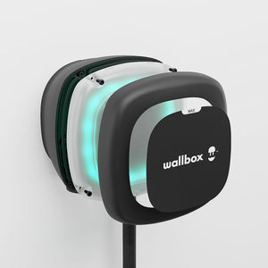 Wallbox Pulsar Max Caricatore per Veicoli Elettrici, Potenza di Carico Fino a 7,4 kW, Connettore Tipo 2, Cavo da 5 Metri, con Wi-Fi, Bluetooth, OCPP, Facile Installazione, Interno o Esterno, Bianco