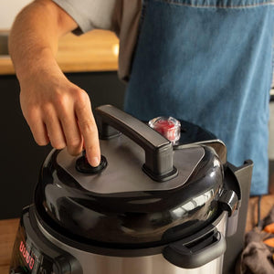 Cecotec Pentola programmabile con testa friggitrice ad aria GM H Fry. Robot da cucina multifunzione, 6 litri capacità, coperchio avanzato, programmabile 24h, temperatura regolabile.