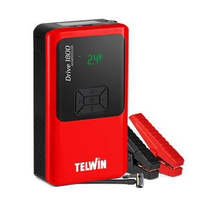 Telwin Drive Mini Avviatore Portatile e Power Bank, 1000A, Avviamento 12V