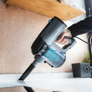 Cecotec Aspirapolvere Verticale Conga Thunderbrush 560. 2 in 1, 600 W, Tecnologia Ciclonica, Filtro ad Alta efficienza, Radio di Azione di 6 m, Basso Consumo, Include 2 Accessori