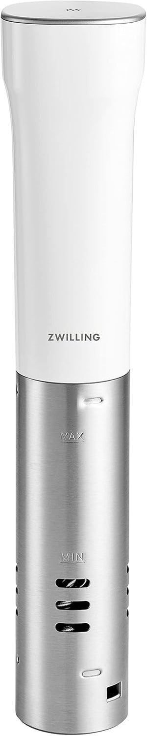 ZWILLING ENFINIGY Sous-vide stick, con intuitivo display touch, impostazione precisa della temperatura, stabilità della temperatura, bianco