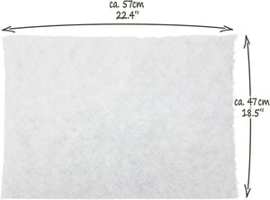 COM-FOUR® 2x filtro per cappa aspirante tagliabile su misura - filtro per cappa aspirante universalmente applicabile - inserto filtro aspirante - tappetino filtrante antigrasso (2 pezzi)