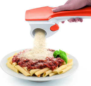 Ariete 447 Gratì 2.0 - Grattugia elettrica ricaricabile senza filo - 1 kg di formaggio con una ricarica - Rullo Acciaio Inox - Arancione
