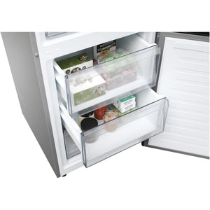 Candy Frigorifero Combinato, 409L, 66.7P x 59.5L x 205A cm, No Frost, Classe E, Inox, Wi-Fi, Display LCD, Installazione Standard