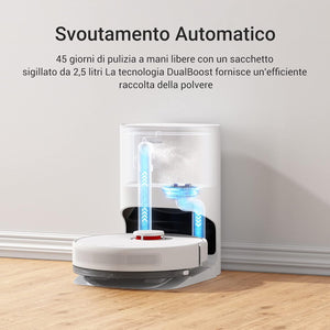DREAME D10 Plus Robot Aspirador + Estación de Vaciado Automático