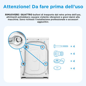 Midea Lavatrice Slim Carica Frontale