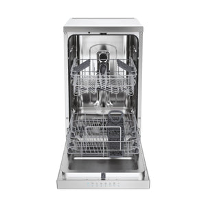 Candy Rapidò CF0C7SB0FX Lavastoviglie 45 CM, 10 Servizi, Digitale, Wi-Fi, 8 Programmi, Tecnologia Antibatteri, 47DB, Indicatore Sale e Lucidante, Cesto Superiore Regolabile, Casa Differita, Inox