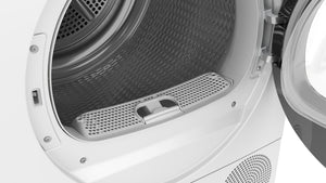 Bosch – Asciugatrice con pompa di calore, 9 kg, AutoDry, mezza carica, antirughe, bianco, WQG24200ES