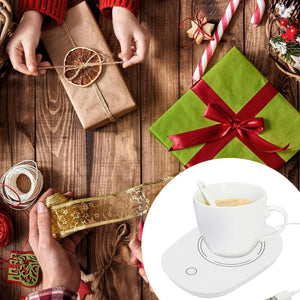 TUKNON Scalda Tazza USB,Scalda Tazza,Scaldatazze da Caffè,Scalda Bevande,Sottobicchiere Elettrico,Ldeale per la Stagione Invernale, per caffè,Latte,tè,Acqua,Regalo di Natale,Regalo di Capodanno