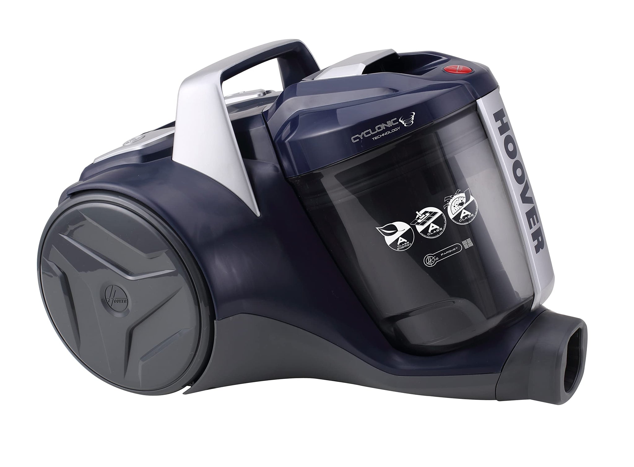 Hoover BR21HM 39002292, Aspirapolvere a Slitta Senza Sacchetto, Nero/Blu