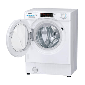Candy CBDO485TWME/1-S Lavasciuga Smart a incasso, Capacità 8 kg, 1400 Giri, Carica Frontale, Wi-Fi + Bluetooth, 60x53x82 cm, Bianco, Classe D