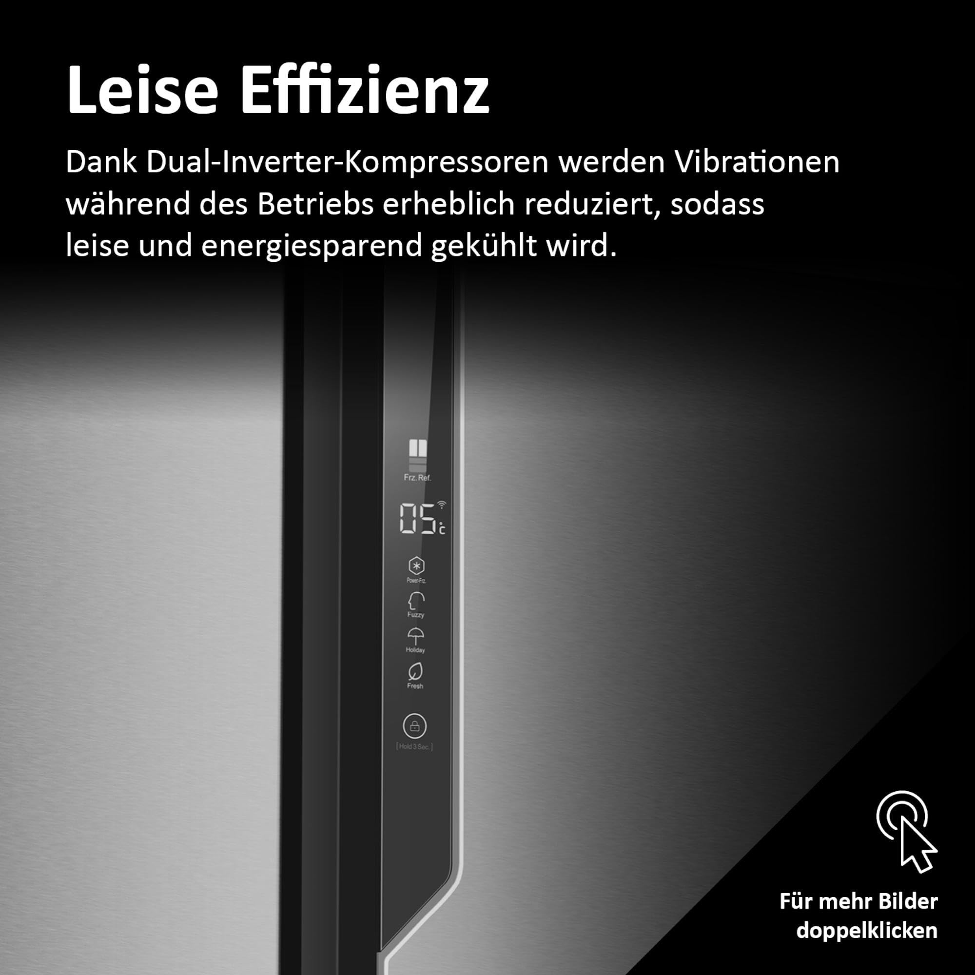 Haier frigorifero americano 100,5cm 685l a ++ nofrost inox hb26fssaaa