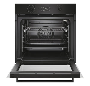 Candy C-Bake 600 CA6 NP5B3EHTB, forno multifunzione, 78 l, Wi-Fi, 2 vassoi e 1 griglia, pulizia idrolitica, convezione + ventilatore, 12 funzioni, comandi push&pull, porta doppia vetro, Full black