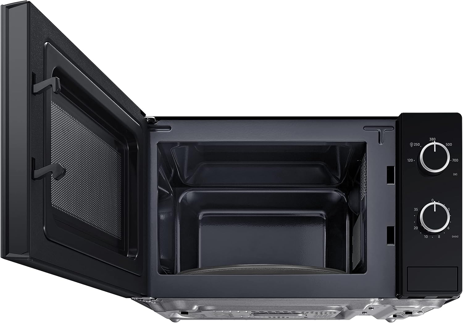 Samsung Forno a Microonde a Libera Installazione Cottura Essenziale, MS20A3010AL, Microonde 700 W, 20 L, 44l x 25,9h x 33,7p cm, Nero