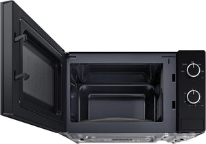 Samsung Forno a Microonde a Libera Installazione Cottura Essenziale, MS20A3010AL, Microonde 700 W, 20 L, 44l x 25,9h x 33,7p cm, Nero