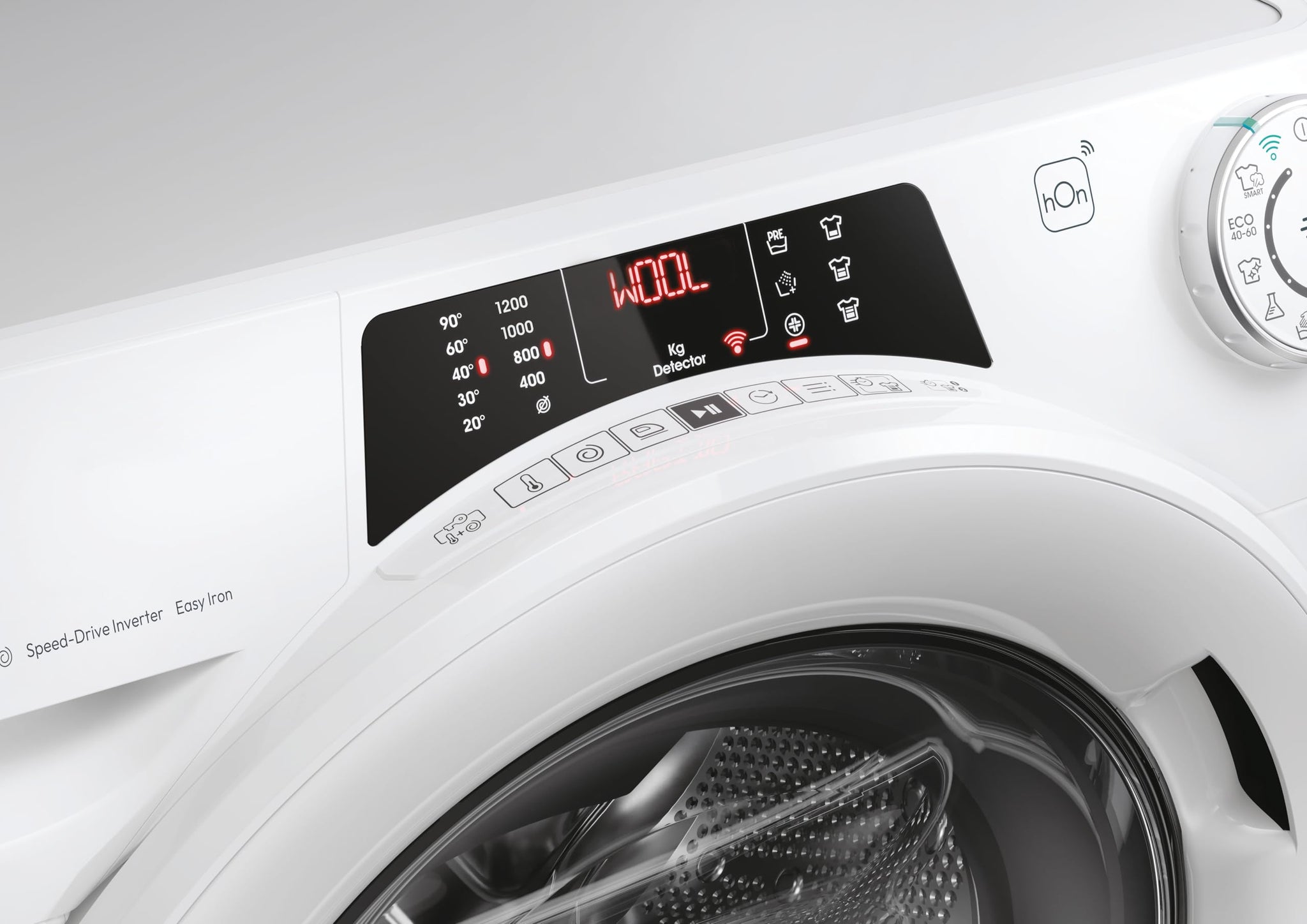 Candy RapidO RO 1284DWMT/1-S Lavatrice 8 KG, 1200 RPM, Schermo Smart Text, Pannello Smart Touch, Wi-Fi, Snap & Wash, 16 cicli, 9 rapidi, motore inverter, funzione vapore, avvio ritardato 24H, 74 DB,