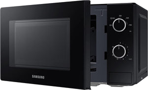 Samsung Forno a Microonde a Libera Installazione Cottura Essenziale, MS20A3010AL, Microonde 700 W, 20 L, 44l x 25,9h x 33,7p cm, Nero