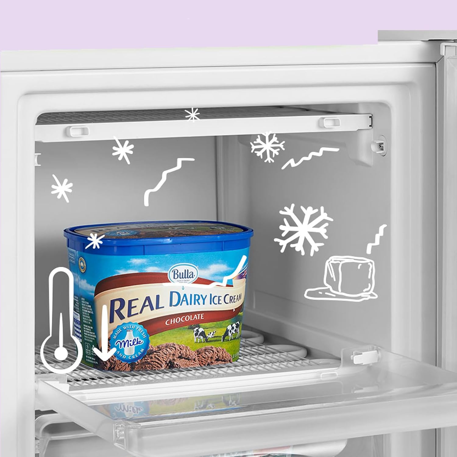 COMFEE' RCU40WH2(E) 31L Congelatore piccolo, Freezer piccolo con porta reversibile, Mini congelatore a 4 stelle, Silenzioso, Per Ufficio, Hotel, Casa, Bianco