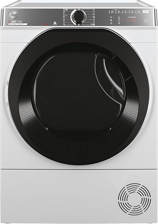 Hoover H-Dry 500, NR4 H7A2TCBEX-S, Asciugatrice, 7 KG, Classe A ++, 67 dB, Programma Lana, 16 programmi, Bianco, AxLxP 85x50x46,5 cm