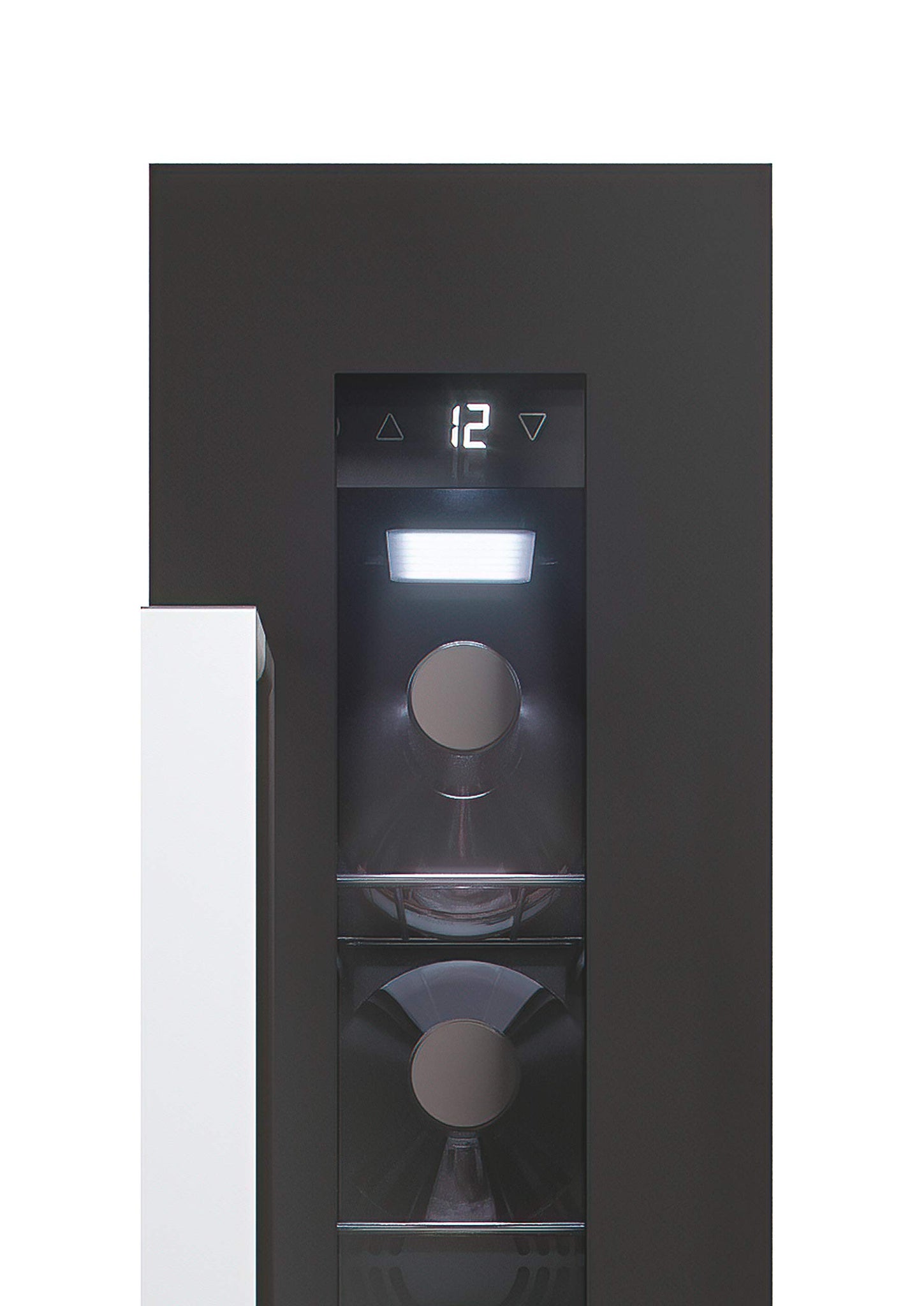 Cantinetta vino integrabile, compressore antivibrazioni, luce LED interna, 39 dBA, nero