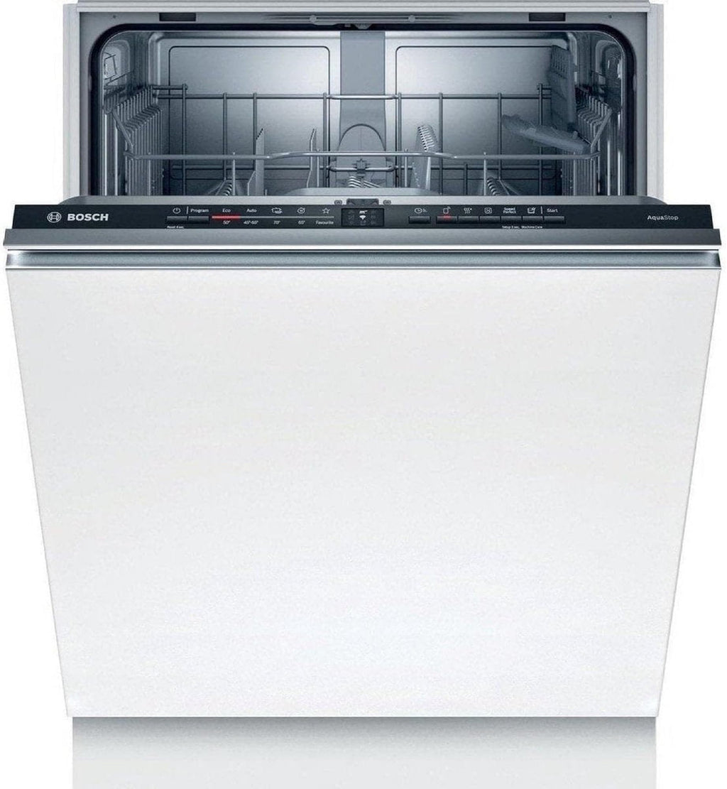 Bosch SMV2ITX16E Serie 2, Lavastoviglie da incasso a scomparsa totale, Home Connect, Diagnostica da remoto, Assistente al lavaggio, Programma Preferito, InfoLight, 50db, 60 cm