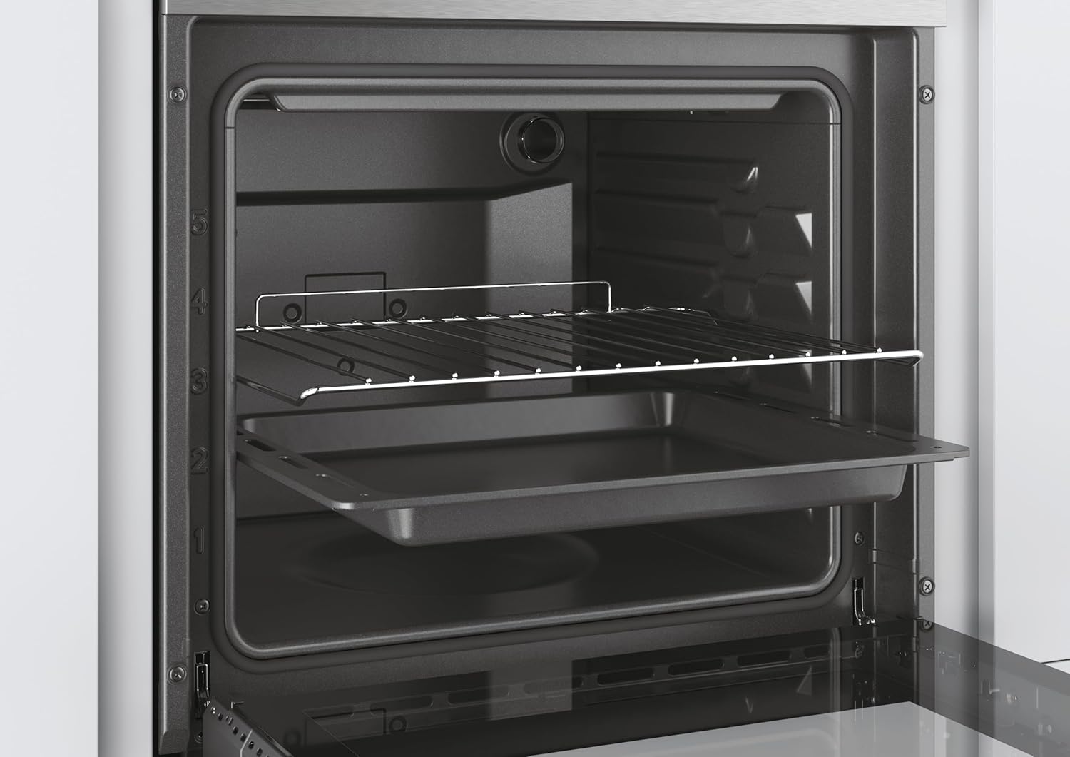 Candy FCS 100 X/E Forno Elettrico da Incasso, Statico, Capacità 70 Litri, Funzione Grill, 4 Programmi, 56.8x59.5x59.5 cm, Inox, Classe A