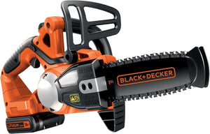 BLACK+DECKER, Elettrosega A Batteria Litio, Fino A 20 Cm Di Taglio, 18 V, 2.0 Ah, Nero Arancione. GKC1820L20-QW