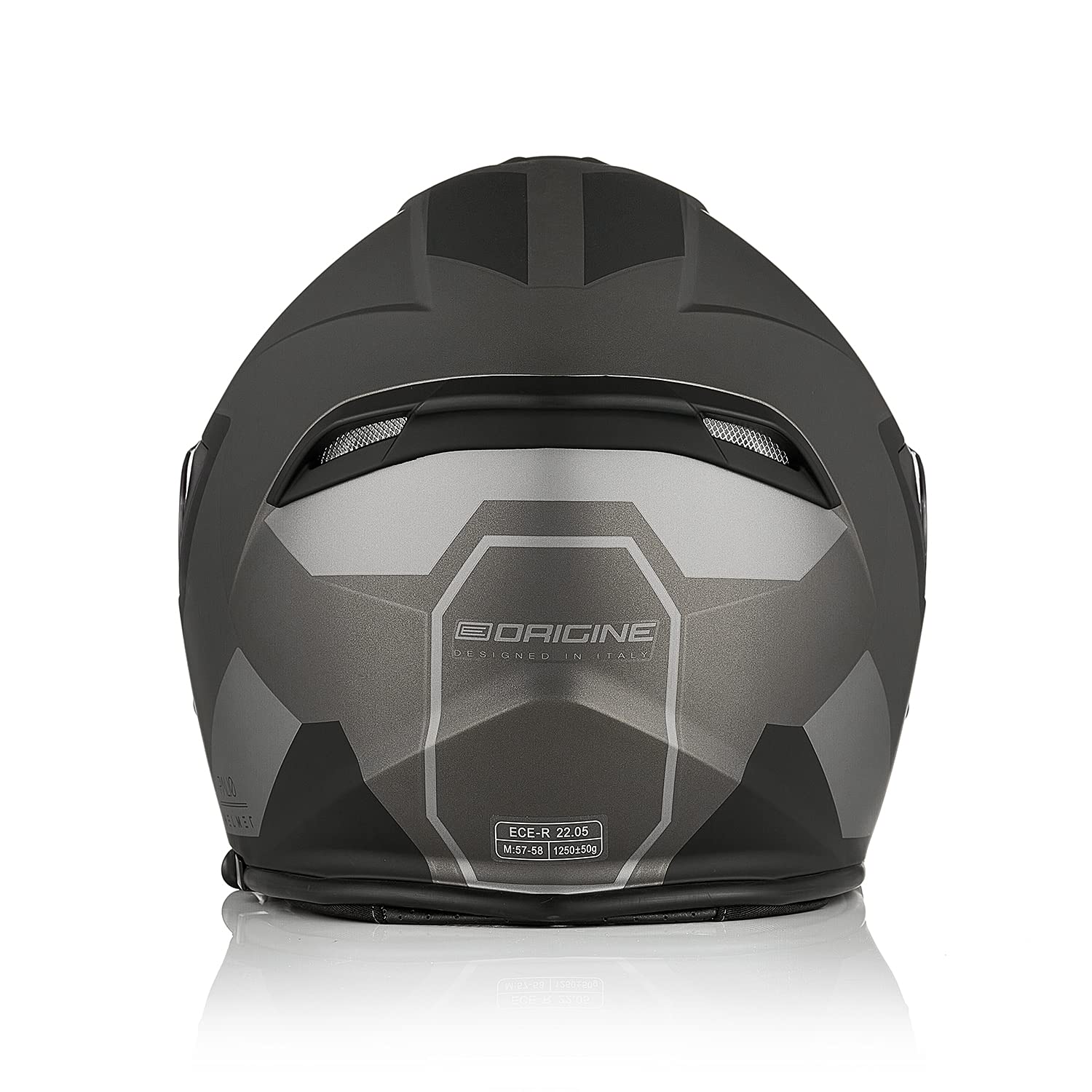 ORIGINE Casco Jet Moto 3/4 Aperto con Doppia Visiera Adatto per Scooter Omologato ECE