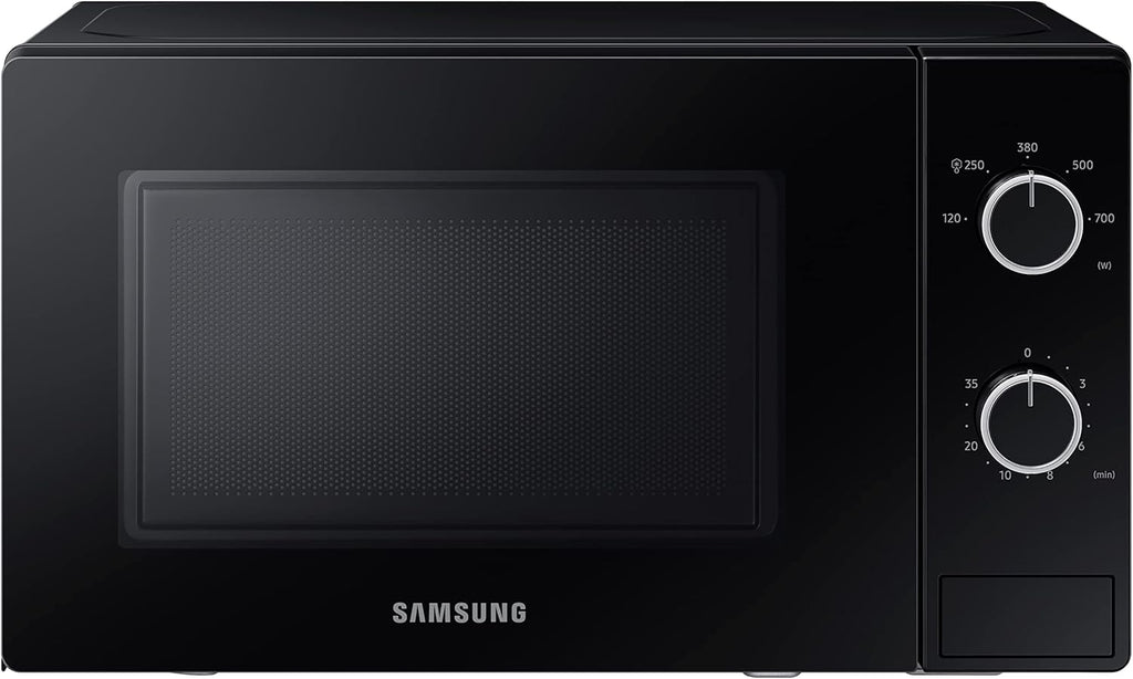 Samsung Forno a Microonde a Libera Installazione Cottura Essenziale, MS20A3010AL, Microonde 700 W, 20 L, 44l x 25,9h x 33,7p cm, Nero