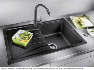 BLANCO 525977 Lavello da Cucina, Nero, 60 cm
