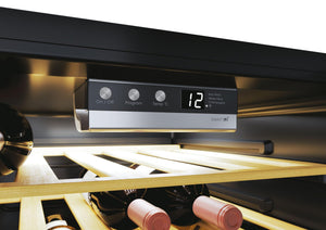 Candy DiVino, CWC 200 EELW/NF, Cantina Vino, 81 bottiglie, 39 dB, APP hOn, Tecnologia Vivino, Monozona, Nero, AxLxP 146x49x55 cm [Classe di efficienza energetica G]