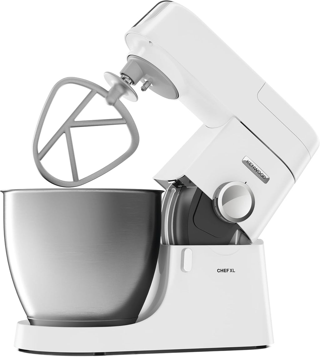 Kenwood KVC3100S Impastatrice Planetaria Chef, Robot da Cucina Mixer, 1000 W, 4.6 Litri, Acciaio, Metallo, Argento