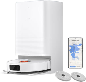 Xiaomi Robot Vacuum X20 Pro, Robot Aspirapolvere Lavapavimenti, Stazione Smart All-in-one, Aspirazione 7.000 Pa, Auto-Pulizia Panni e Asciugatura con Aria Calda, Rileva Tappeti, Controllo Vocale