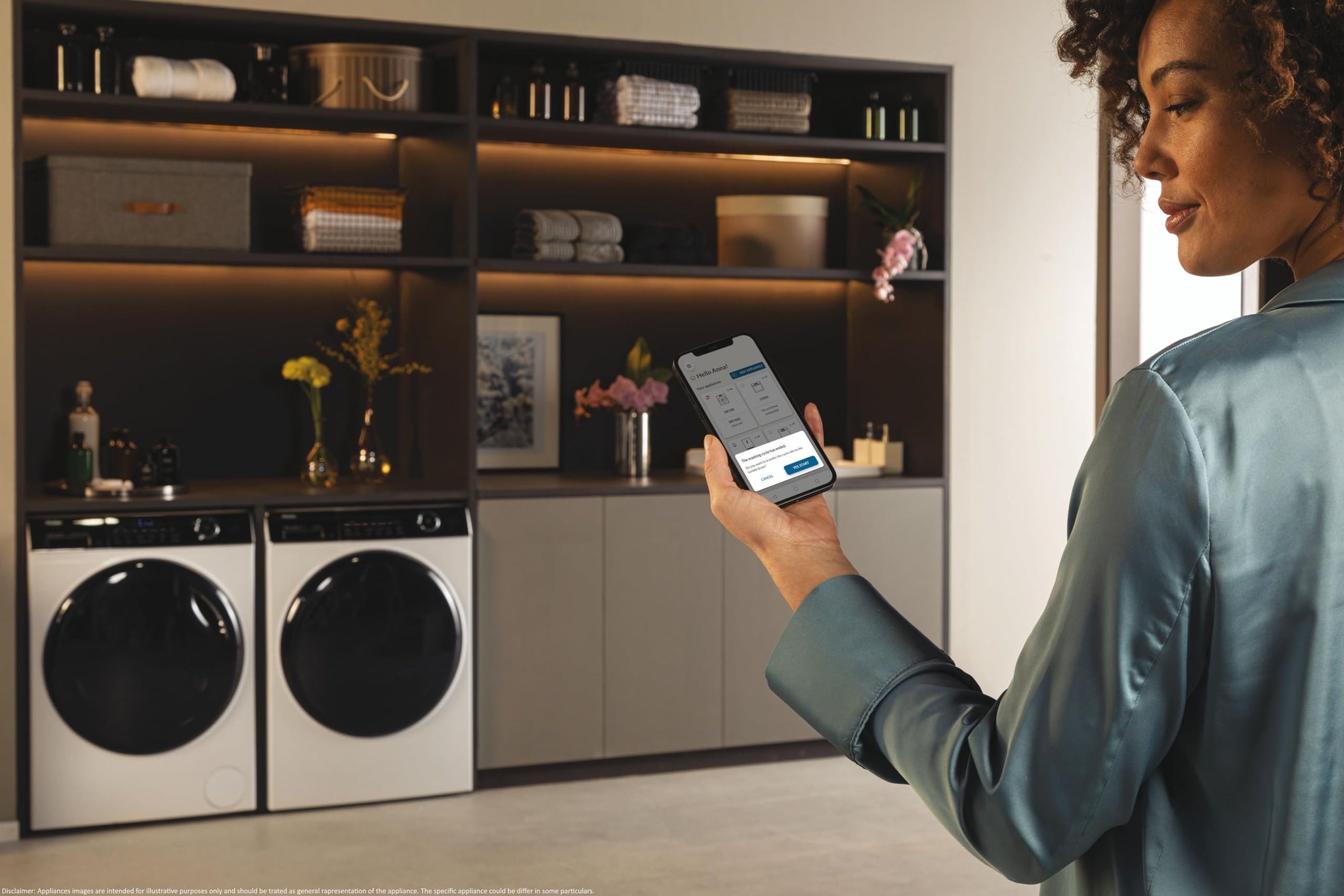 Haier I-Pro Serie 5 Asciugatrice 8Kg, Libera Installazione, Carica Frontale, Classe A+++, Trattamento Antibatterico, I-Time, Partenza Programmabile, Vapore, AxLxP 84,5x59,5x67,5 Bianca - HD80-A3959-S