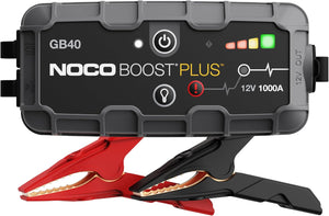 NOCO Boost GB40: Avviatore di Emergenza al Litio UltraSafe da 1000A 12V per Veicoli con Motori a Benzina fino a 6,0 Litri e Diesel fino a 3,0 Litri